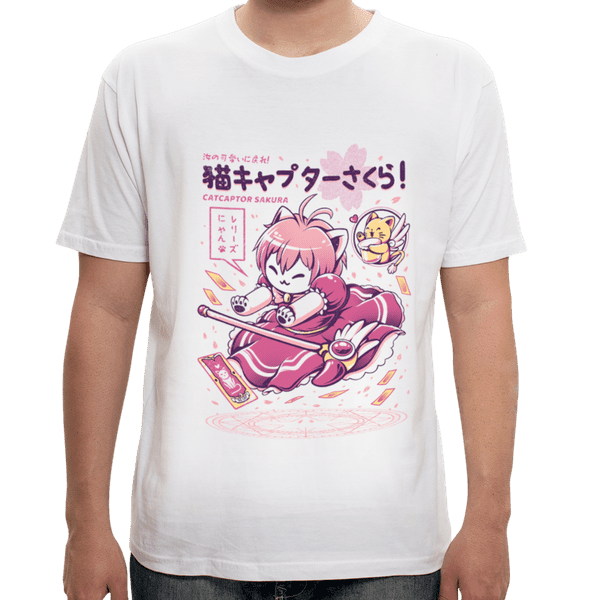 Camiseta Sakura Cat Captor - Masculina - P