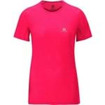 Camiseta Salomon Feminina Hybrid Ss Pink Gg