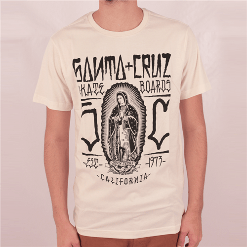 Camiseta Santa Cruz Guadalupe Inked Bege P