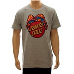 Camiseta Santa Cruz Shroom Dot Cinza Mescla (M)