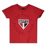 Camiseta São Paulo Heaven Infantil Vermelha