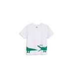 Camiseta Silk Crocodilo Branco - 8