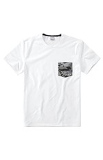 Camiseta Slim com Bolso Estampado Malwee Branco - P