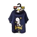 Camiseta Snoopy Charlie Zooz Pets para Cães Loyal Azul - Tamanho PP
