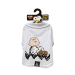 Camiseta Snoopy Charlie Zooz Pets para Cães Sleep Branca - Tamanho P