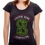 Camiseta Southside Serpents - Feminina PR - Camiseta Southsidde Serpents - Feminina - P