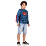 Camiseta Super Homem Infantil - Liga da Justiça P
