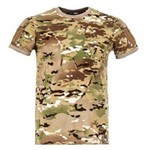Camiseta Tática T-Shirt Army Camuflado Multicam - Invictus