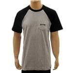 Camiseta Thrasher Raglan Pocket Print Black/Grey (GG)