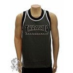 Camiseta Thrasher Regata Grafite (M)