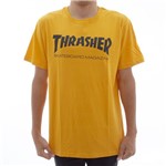 Camiseta Thrasher Skate Mag Mostarda (P)