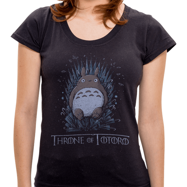 Camiseta Throne Of Totoro - Feminina - P