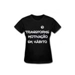 Camiseta Transforme - Preto