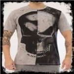 Camiseta Tshirt Black Skull Bw