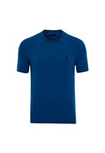 Camiseta Tweed Flame Azul Turquesa P
