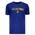 Camiseta Under Armour Basketball Wordmark Azul