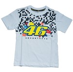 Camiseta Valentino Rossi 46 Infantil Tam. 10 Branca