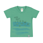 Camiseta Verde - Bebê Menino -/ Malha Flamemeia Malha Camiseta Verde - Bebê Menino - / Malha Flamemeia Malha - Ref:33659-67-G