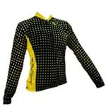 Camiseta Villa Sports Baby Bike Zíper Destacável Yellow Dots P
