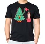 Camiseta Watering Tree P-PRETO
