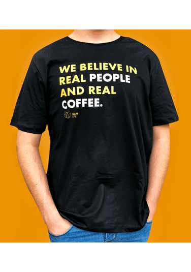 Camiseta Wolff - We Believe In Real Coffee P