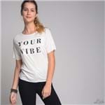 Camiseta Your Vibe Pedraria Off White - G