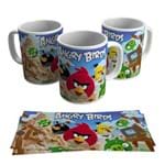 Caneca Angry Birds Jogo Criança Infantil Presente Game