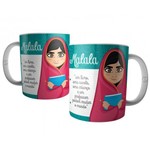 Caneca Dia da Mulher Frase Malala - Mudar o Mundo