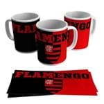 Caneca Flamengo Escudo Mengão Fla Mengo Time Porcelana