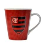 Caneca Flamengo Porcelana Escudo e Urubu UN