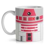Caneca Geek Side Faces - R2 Rosa