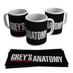 Caneca Greys Anatomy Logo Marca Netflix Série Seriado Tv