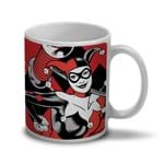 Caneca Harley Quinn DC Comics BandUP! Porcelana Esmaltada Estampada