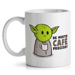 Caneca Mestre Yoda Café Voce Deve Beber Star Wars