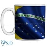 Caneca Personalizada Bandeira do Brasil | SJO Artigos Religiosos