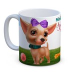 Caneca Personalizada Porcelana Coleção Pet - Chihuahua