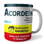 Caneca Remédio Genérico Acordeína em Porcelana Esmaltada -