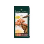 Caneta Faber Castell Pitt Brush Terra 06 Cores