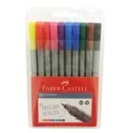 Caneta Grip Finepen 10 Cores - Faber-castell