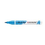 Caneta Marcador Artístico Talens Ecoline Brush Pen Cyan Blue 11505780
