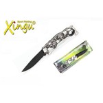 Canivete Caveira Xingu Xv3096 Cabo Metal Caveira