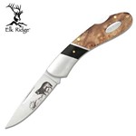Canivete Elk Ridge Lobo com Tala em Madeira Master Cutlery