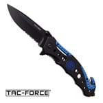 Canivete Tac-force Azul com Abertura Assistida Master Cutlery
