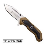 Canivete Tac-force Tan com Abertura Assistida Master Cutlery