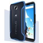 Capa Bumper Nillkin em Silicone Premium para Motorola Nexus 6-Azul