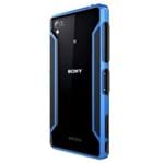 Capa Bumper Nillkin em Silicone Premium para Sony Xperia Z3-Azul