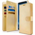 Capa Carteira Goospery Mansoor Diary para Samsung Galaxy S9 Plus-Dourada
