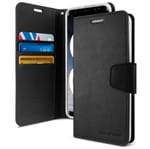 Capa Carteira Goospery Sonata Diary para Samsung Galaxy Note 8-Preta