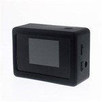 Capa Case Protetora Silicone para Câmeras SJCam SJ4000 Cor Preto