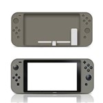 Capa Case Silicone Console Nintendo Switch - Cinza Fumê